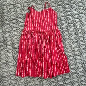 Red Striped Heart Dress